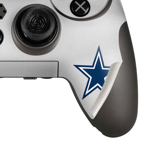 NFL Dallas Cowboys White Striped PlayStation Scuf Vantage 2 Controller Skin
